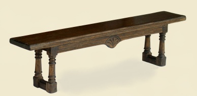 1/12th Scale Medieval bench